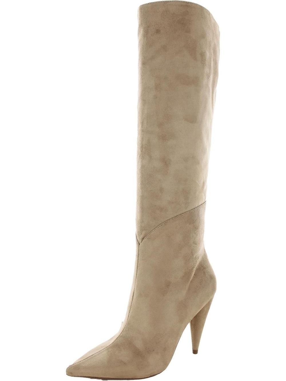 Jessica Simpson Taupe Suede Over-the-Knee Pointed Toe Boot